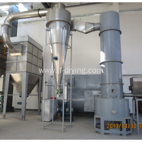 Paste materials spin flash dryer/drying